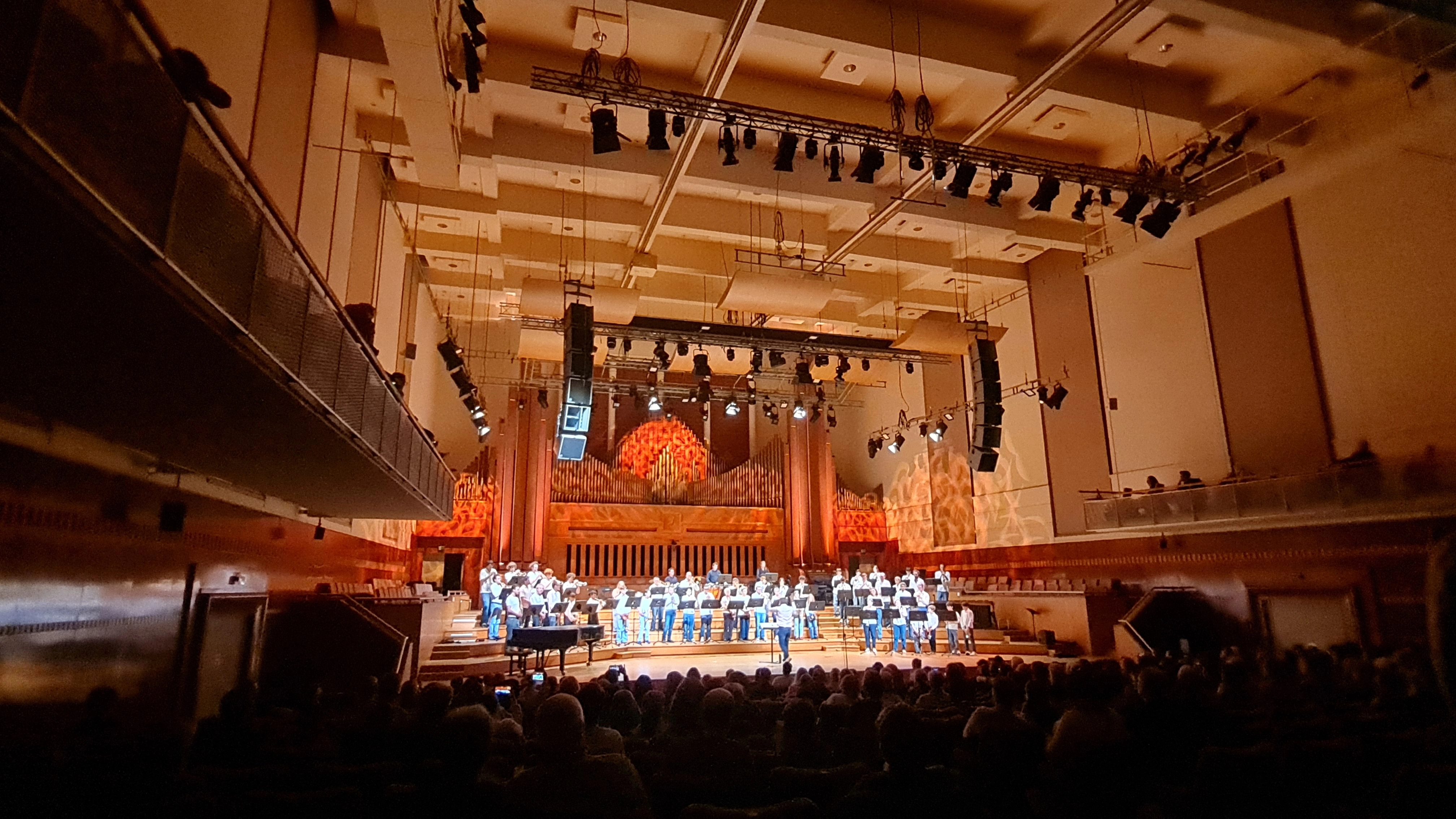 Ensemble de trompette 4 pendant le concert