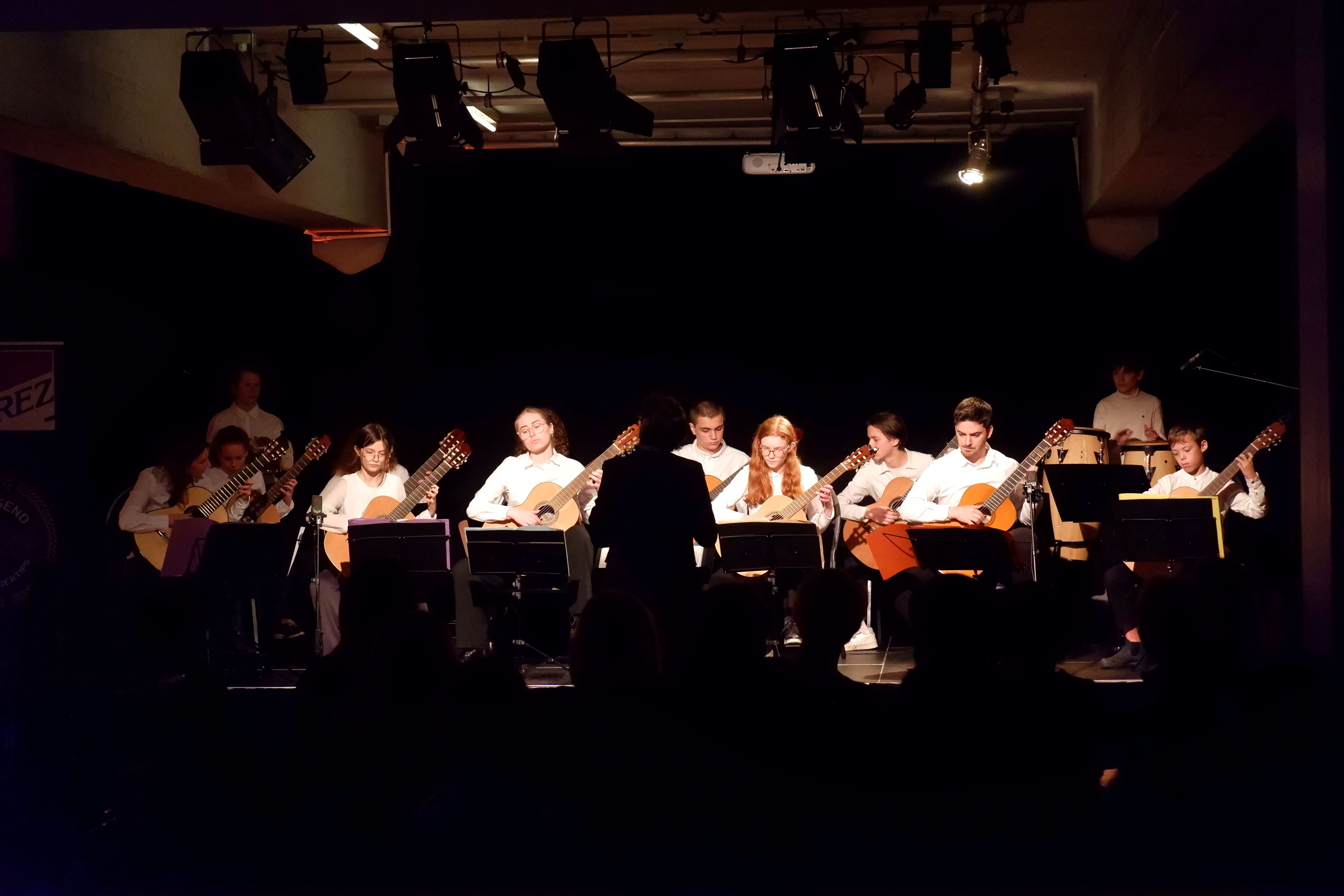 Jeu de lumières sur scène