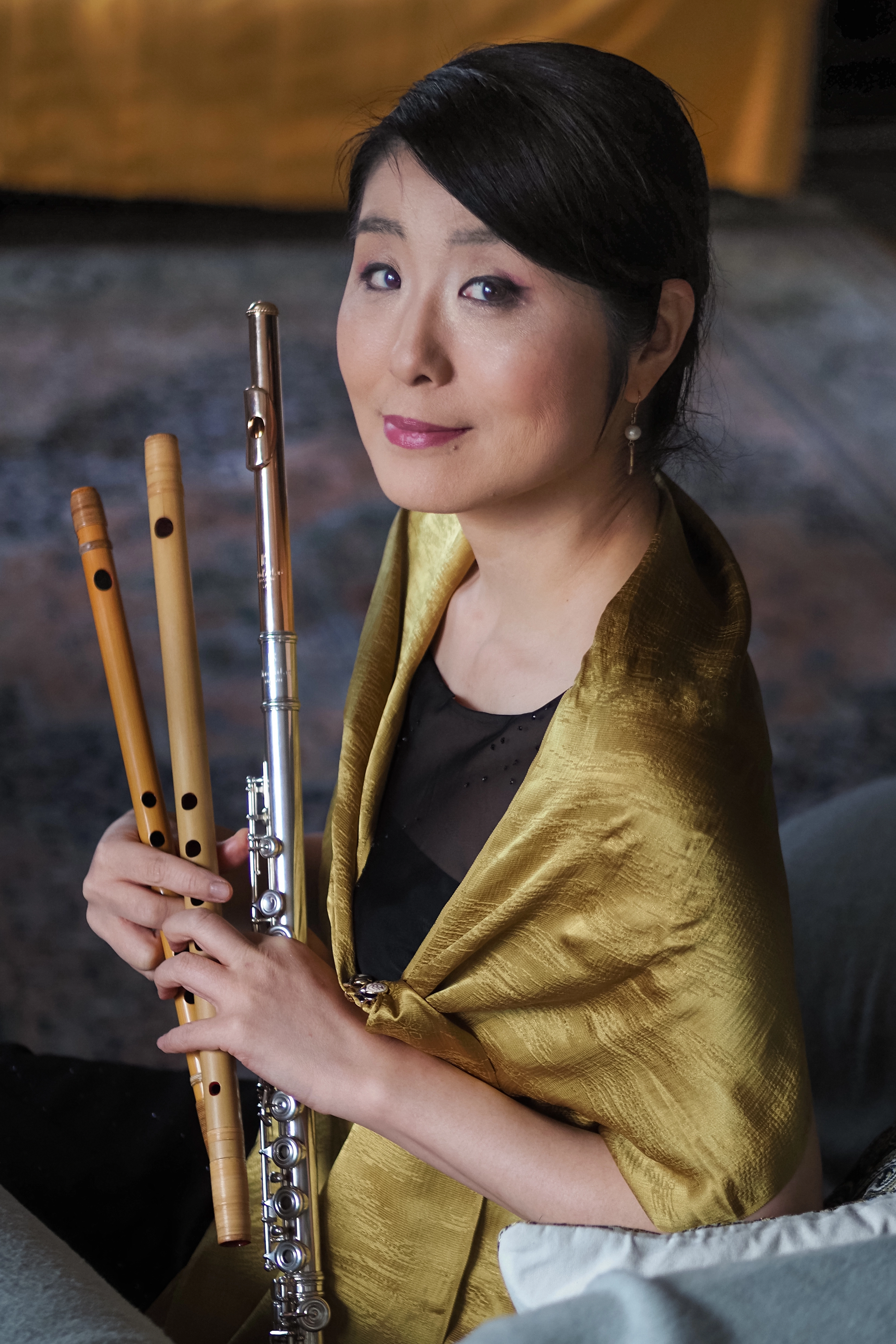 Nozomi Kanda, professeure de flûte
