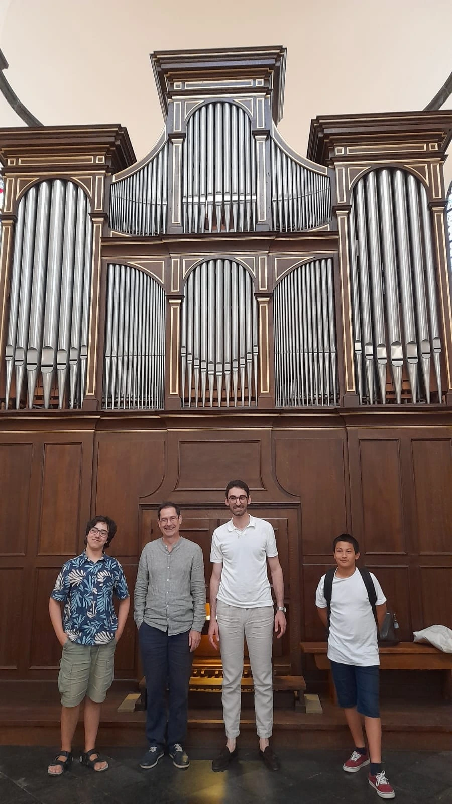 Voyage de la classe d'orgue à Spa et Stavelot