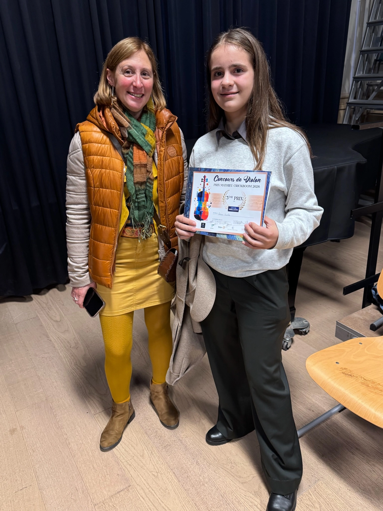 Polina Bucella récompensée au Concours Crickboom