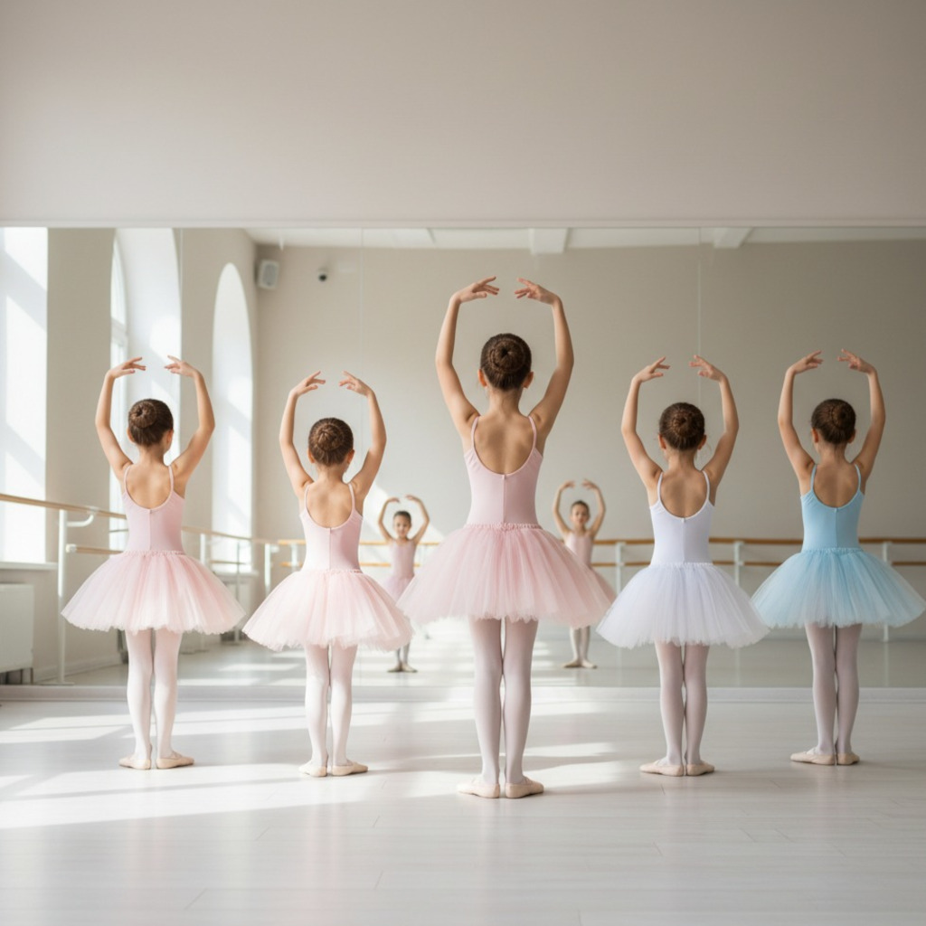 Classe de danse classique avec des enfants